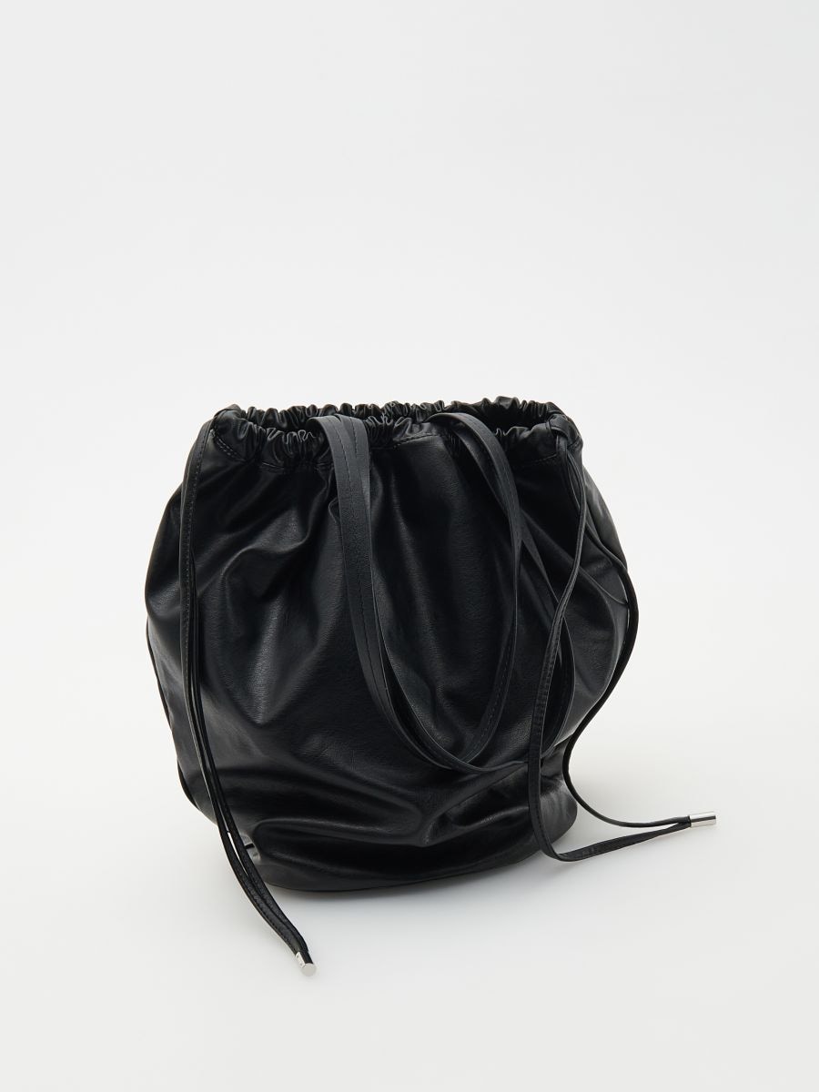 Bucket torba - črna - RESERVED - 3
