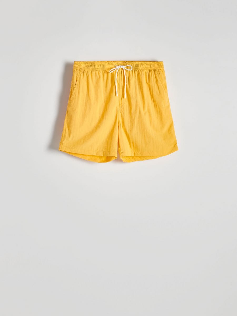 MEN`S SWIMMING SHORTS - yellow - RESERVED