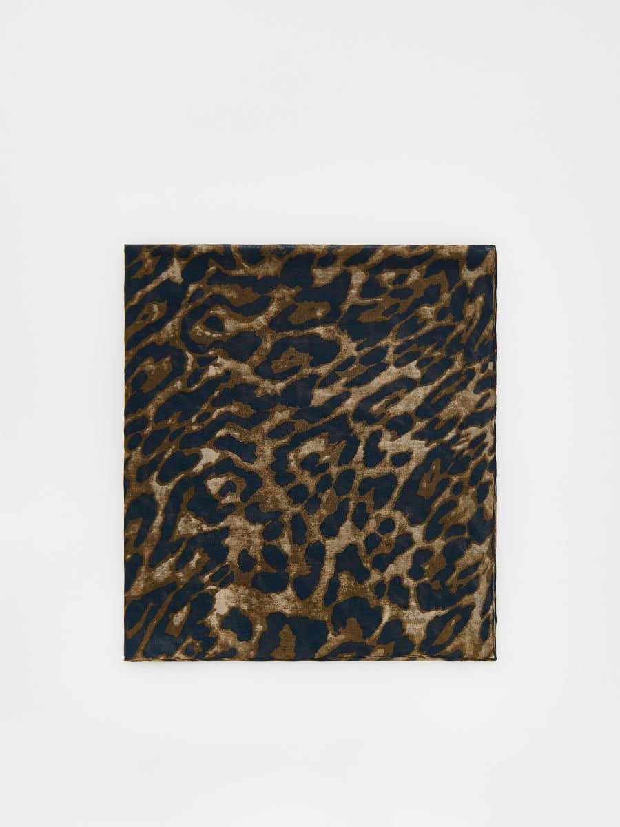 LADIES` SCARF - brown - RESERVED - 3