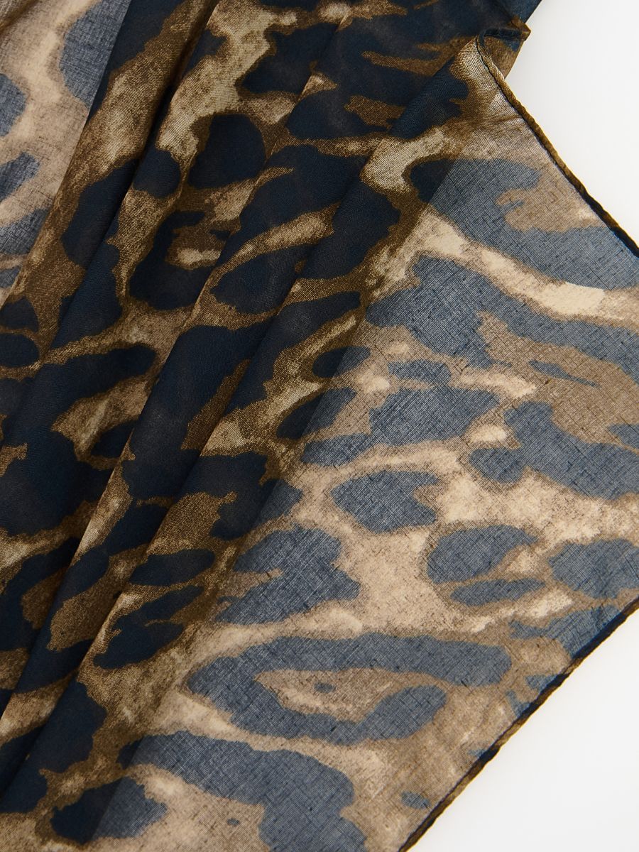 LADIES` SCARF - brown - RESERVED - 4