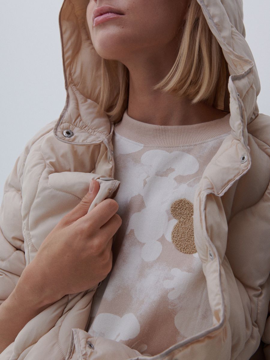 Mickey Mouse motif sweatshirt - nude - RESERVED - 7