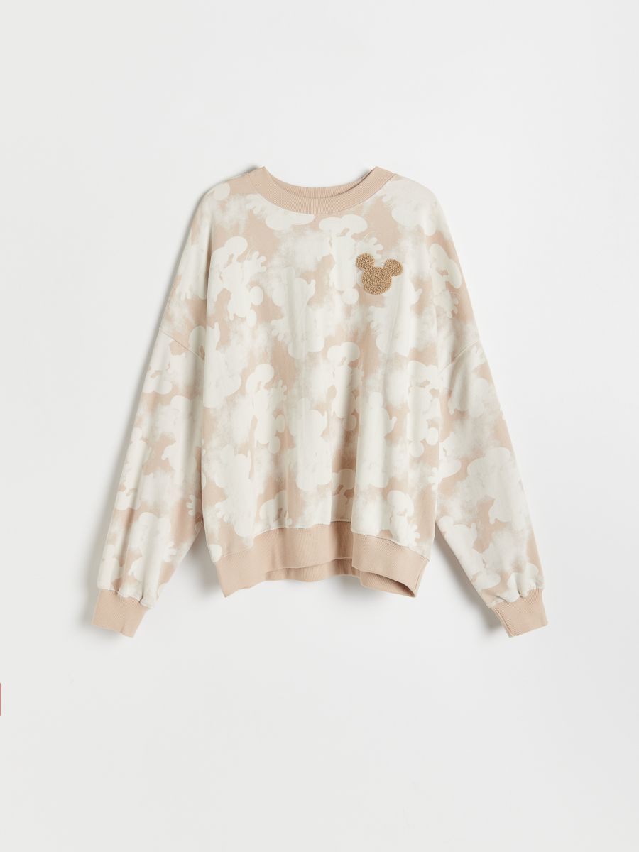 Mickey Mouse motif sweatshirt - nude - RESERVED - 3
