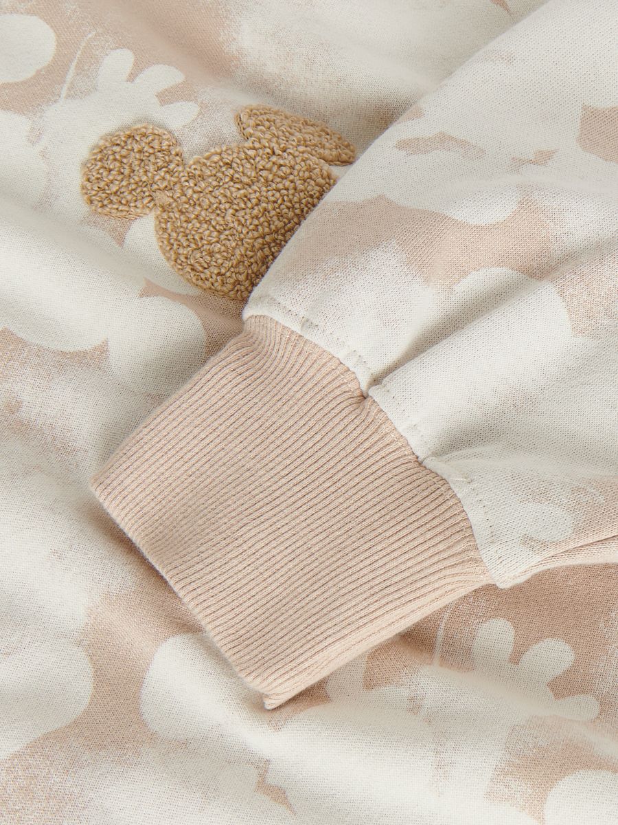 Mickey Mouse motif sweatshirt - nude - RESERVED - 4