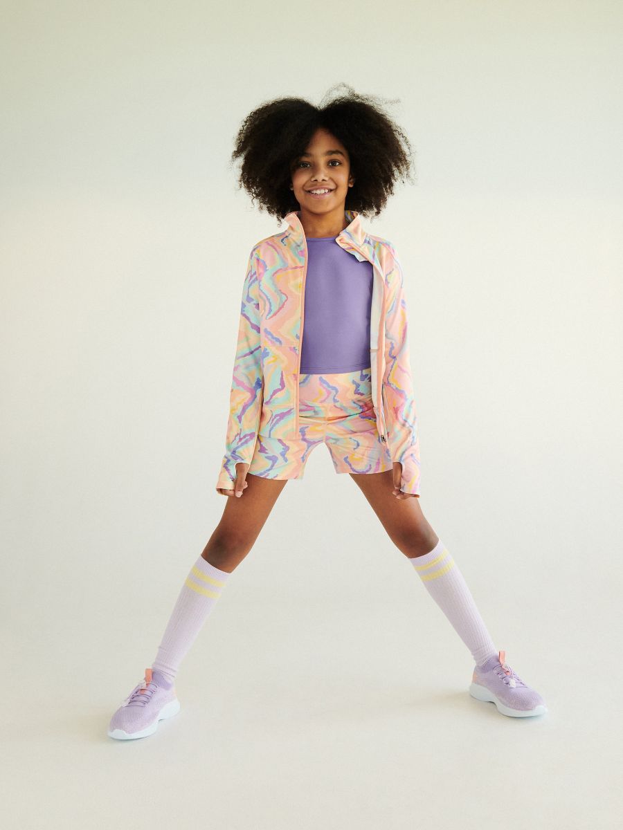 Patterned sports shorts - multicolor - RESERVED - 4
