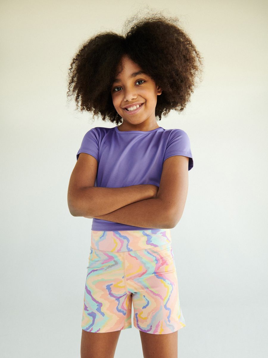 Patterned sports shorts - multicolor - RESERVED - 2