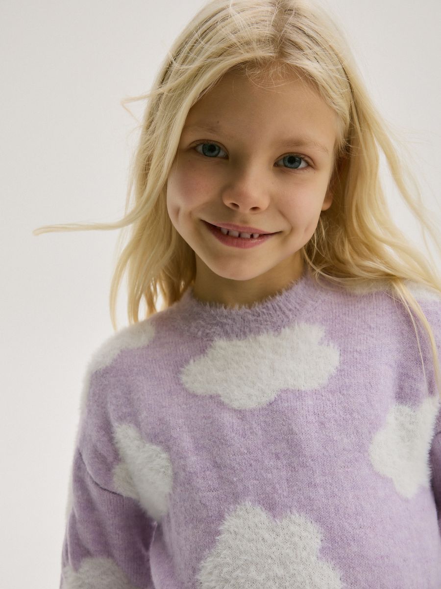 Patterned jumper - lavender - RESERVED - 3