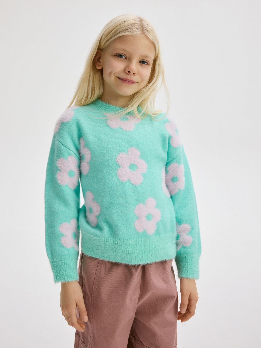 Pull à fleurs - Multicolore - RESERVED - 5