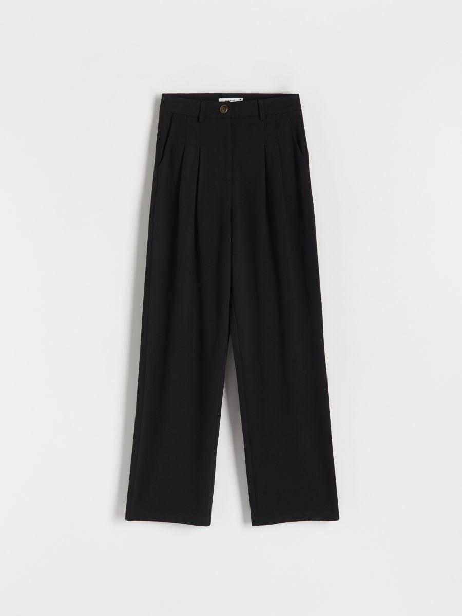 Pantalone ravnih nogavica - crno - RESERVED - 3