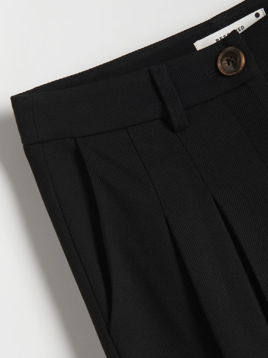 Pantalone ravnih nogavica - crno - RESERVED - 4