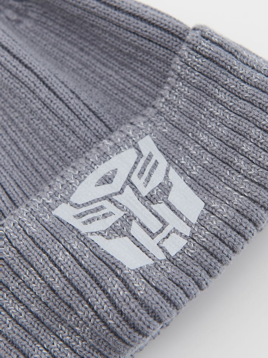 Transformers beanie - dark grey - RESERVED - 2