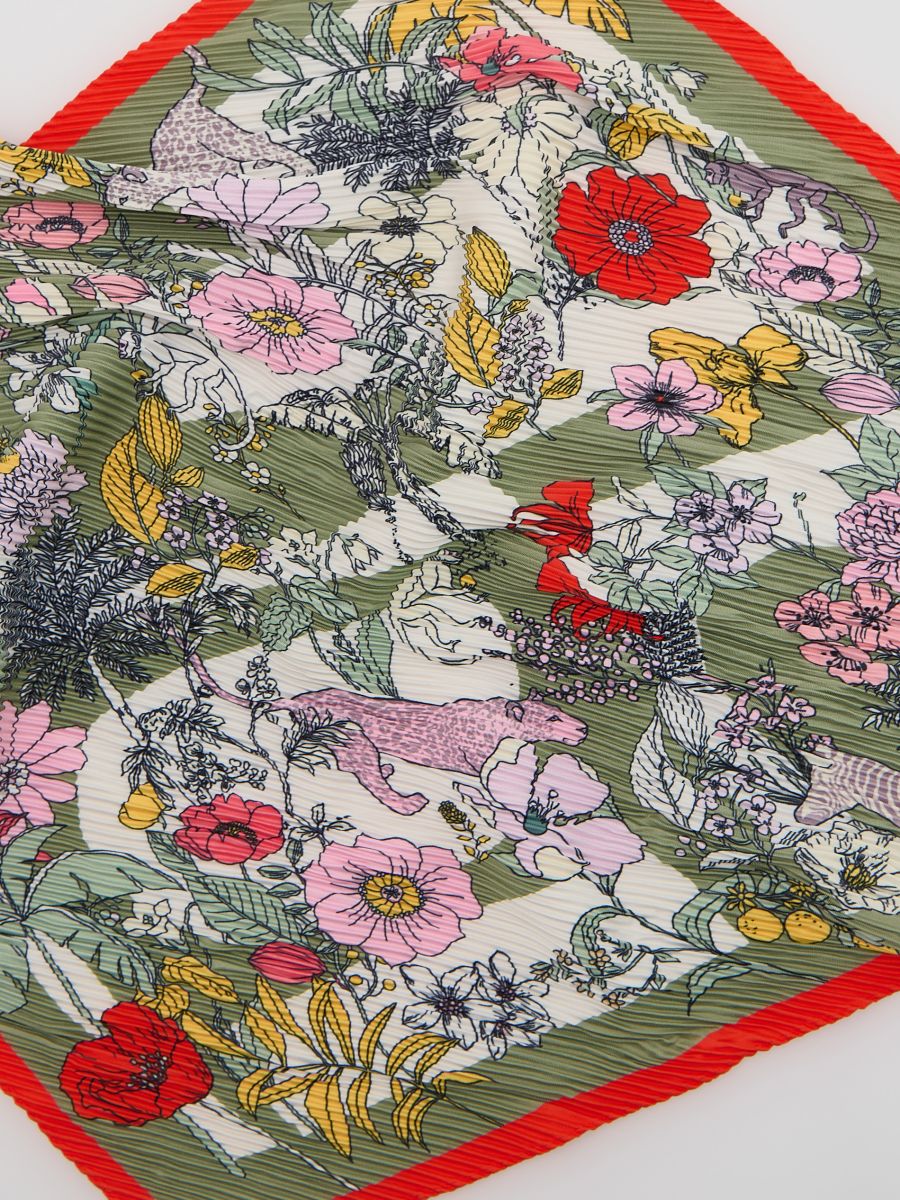 Patterned neckerchief - multicolor - RESERVED - 2