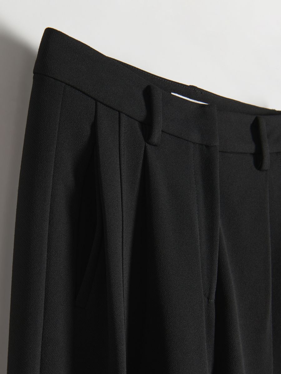 Black pencil trousers discount