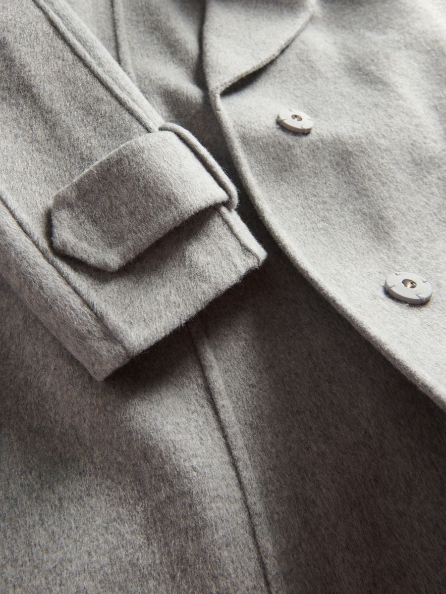 Wool blend coat - light grey - RESERVED - 6