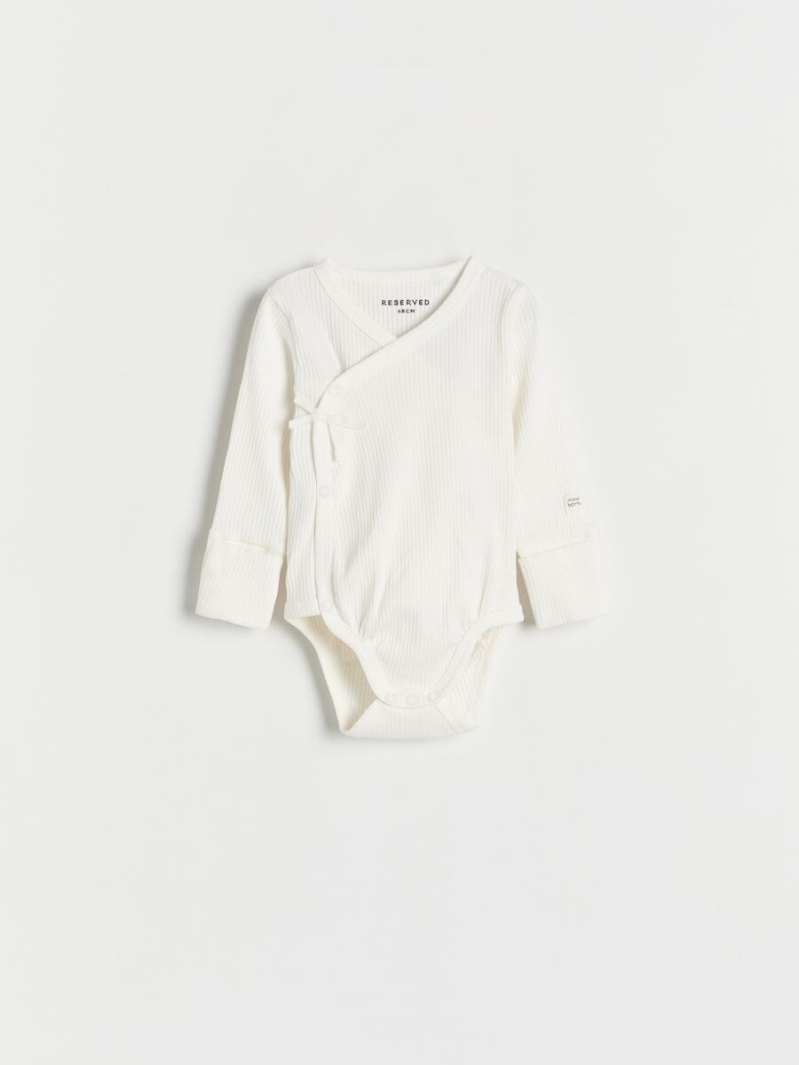 Wrap front bodysuits 3 pack - cream - RESERVED - 2