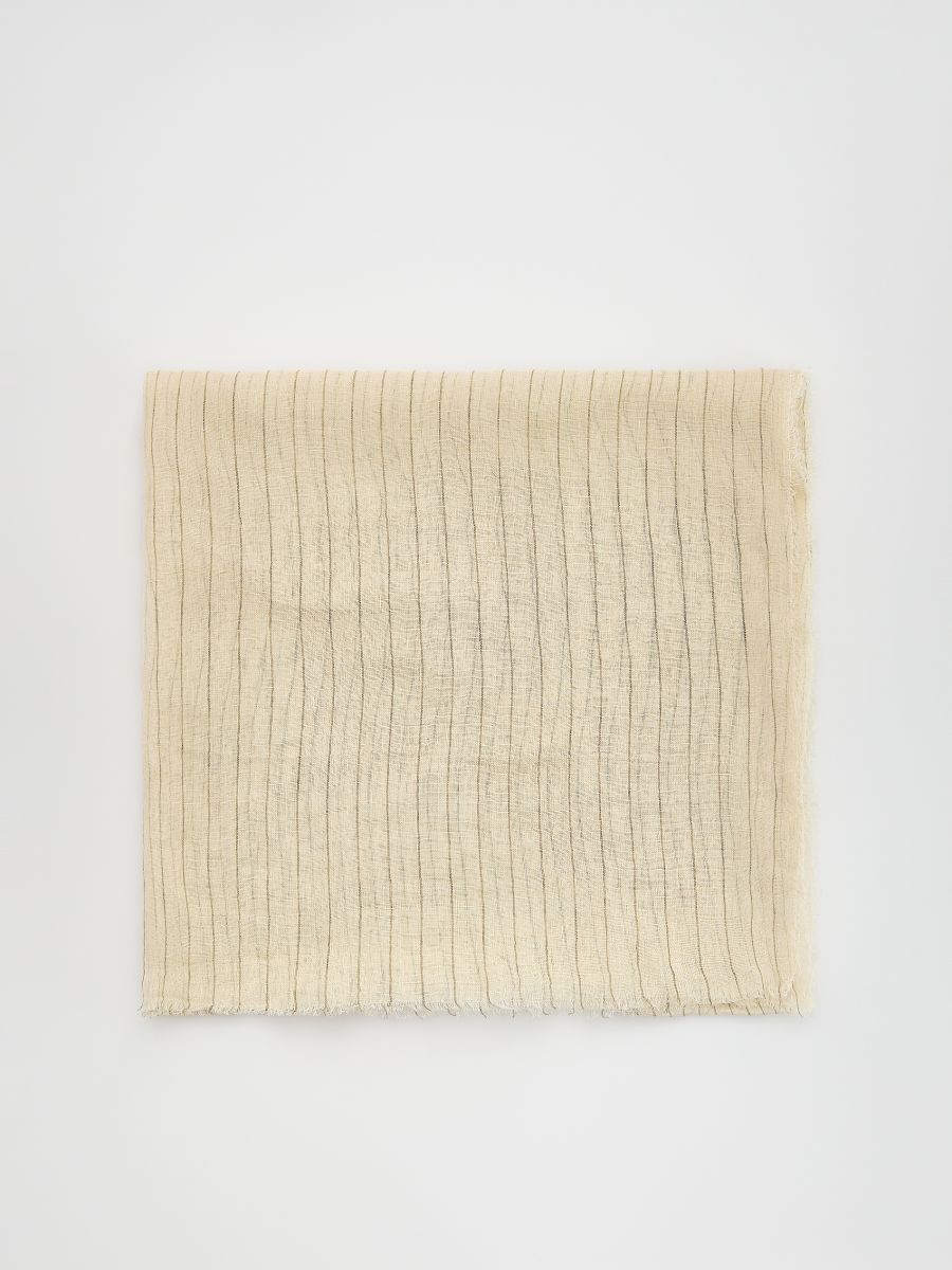 LADIES` SCARF - beige - RESERVED
