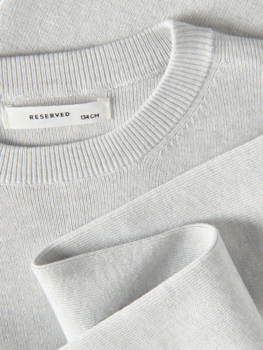 Viscose blend jumper - light grey - RESERVED - 2