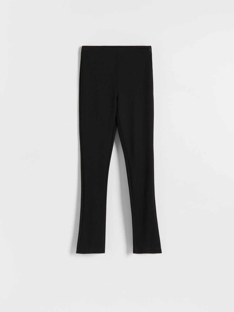 Trousers with split hems - black - RESERVED - 7