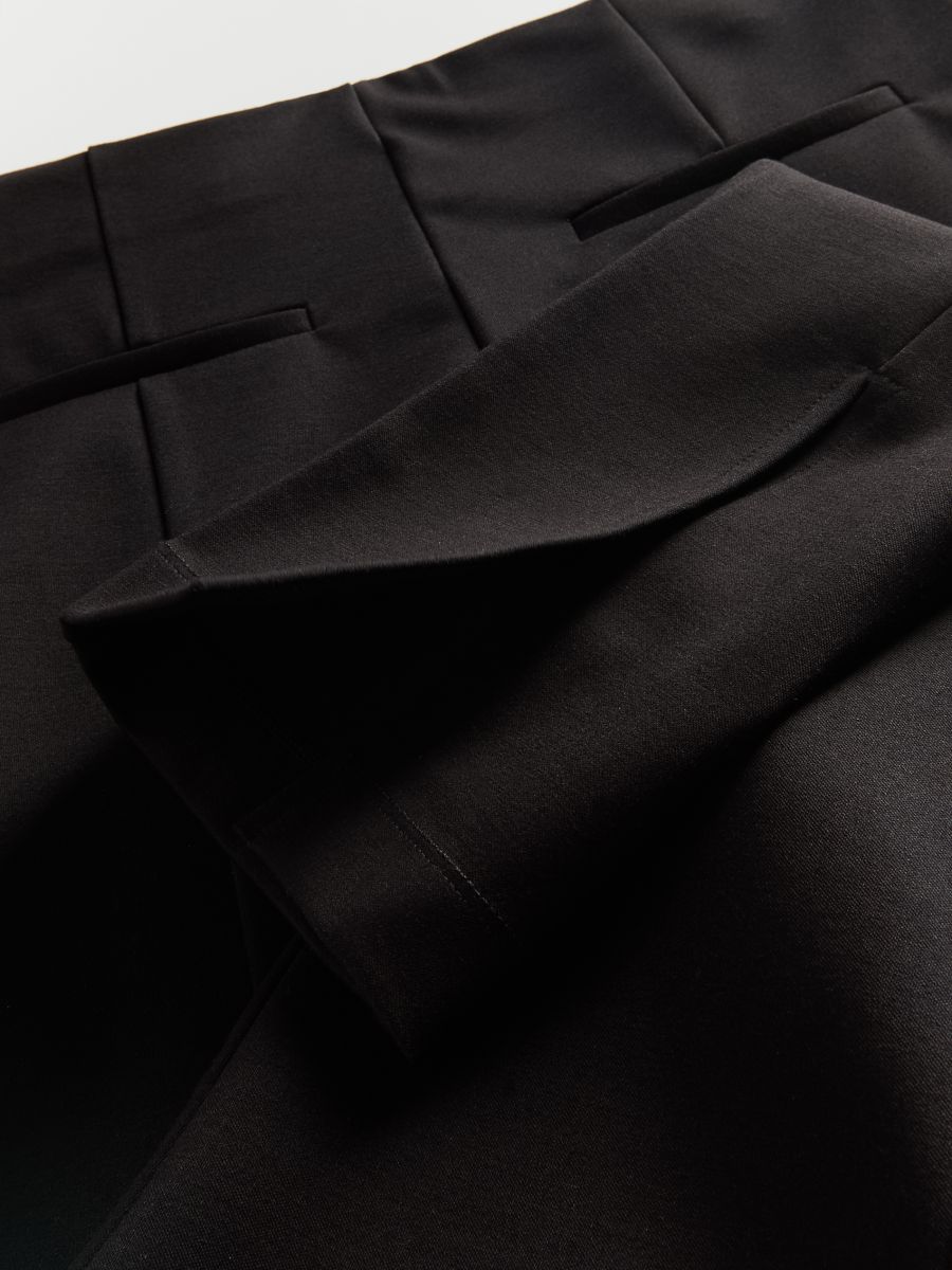 Trousers with split hems - black - RESERVED - 5