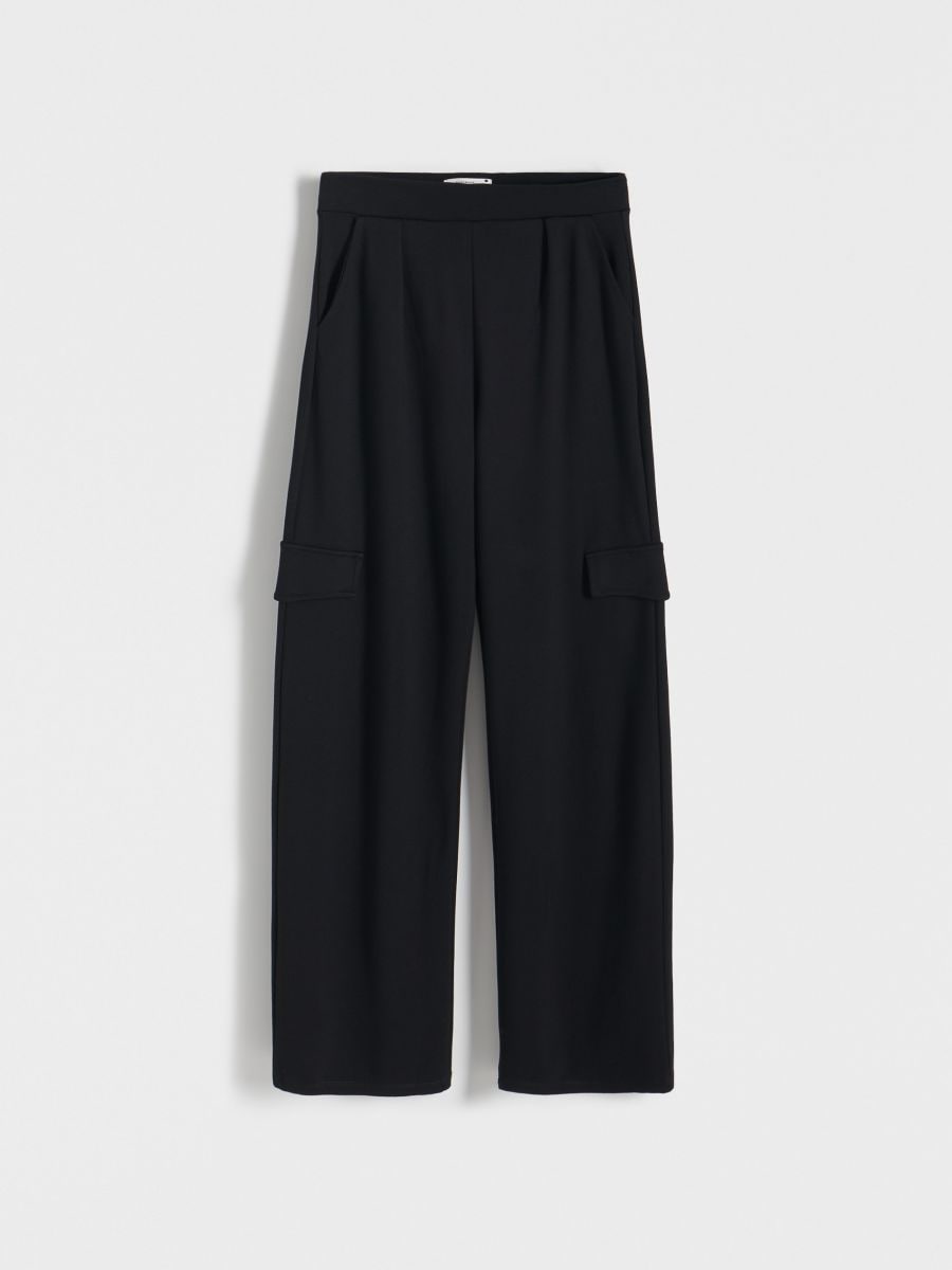 Trousers with flaps - black - RESERVED - 5