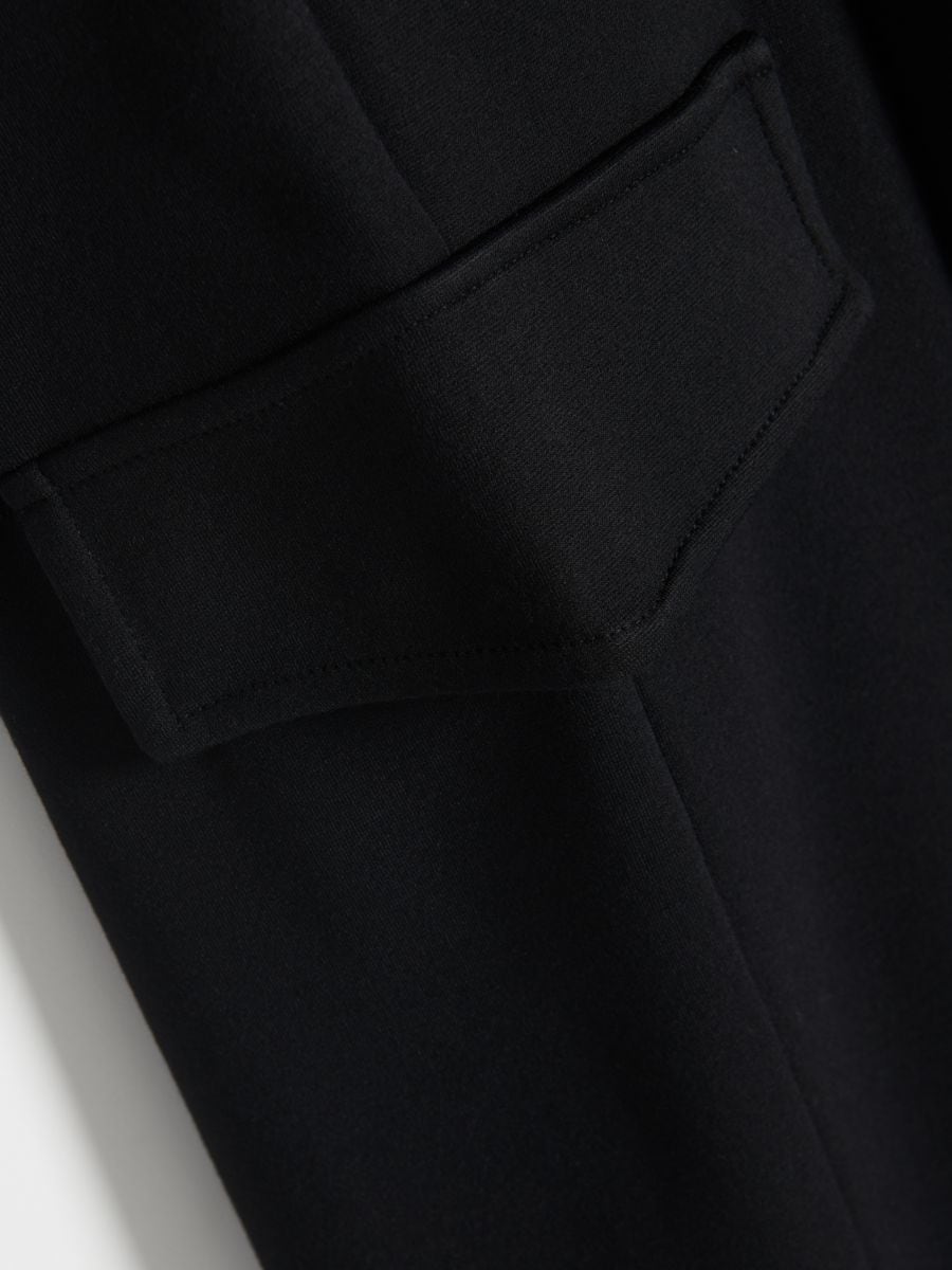 Trousers with flaps - black - RESERVED - 6