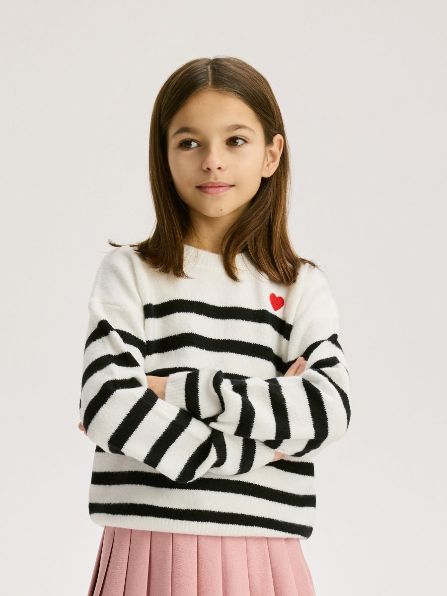 Striped jumper - multicolor - RESERVED - 4