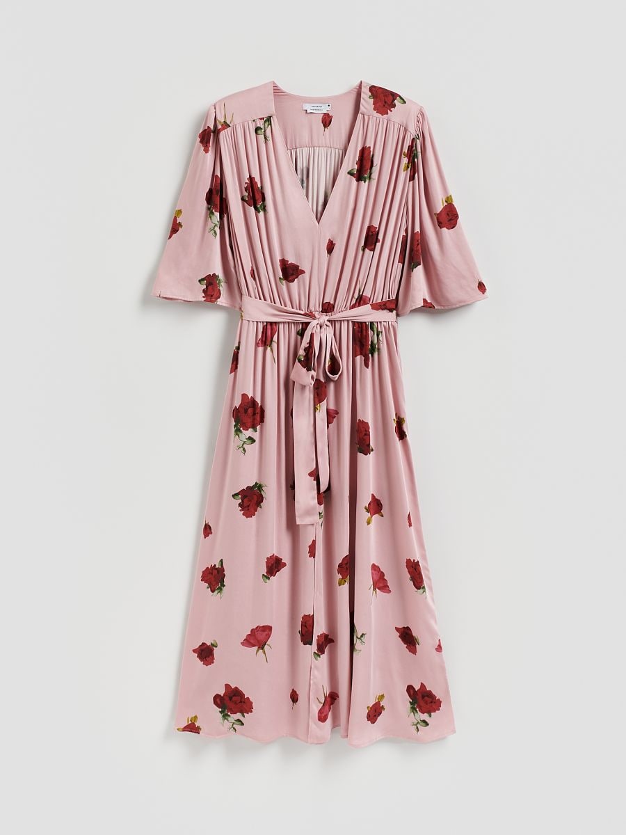 Sukienka maxi w kwiaty - wielobarwny - RESERVED