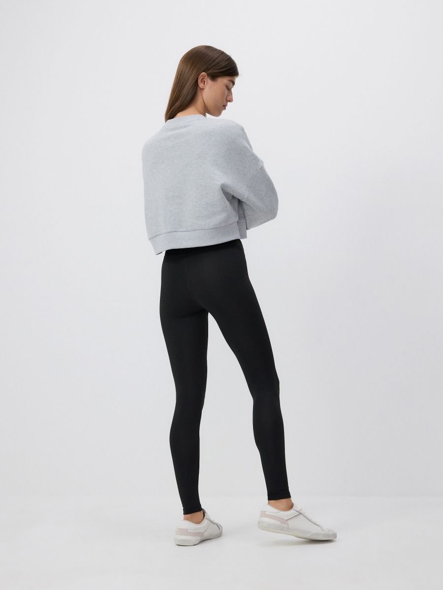 Plain leggings - black - RESERVED - 4