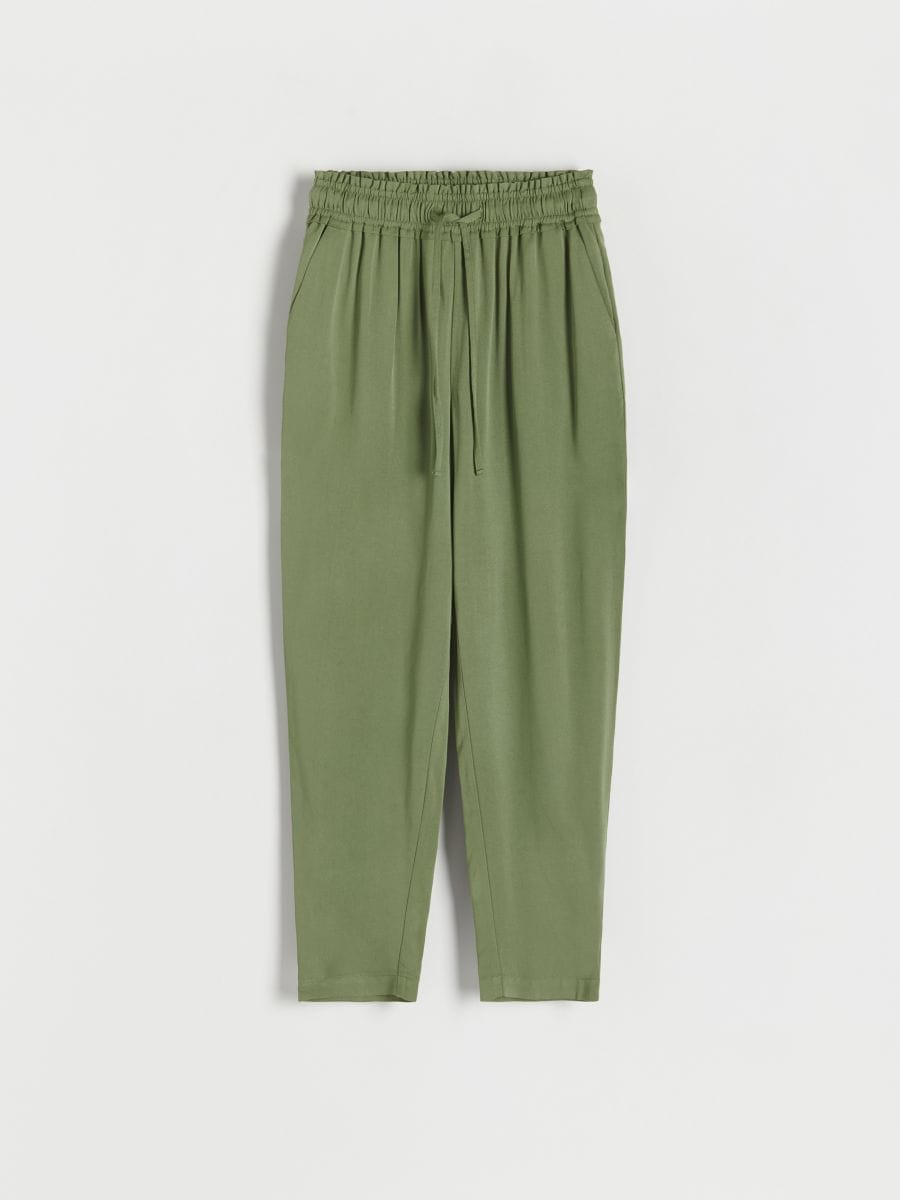 Viscose trousers - green - RESERVED - 4