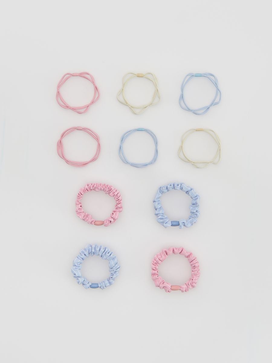 Hair elastics set 10 pack - multicolor - RESERVED