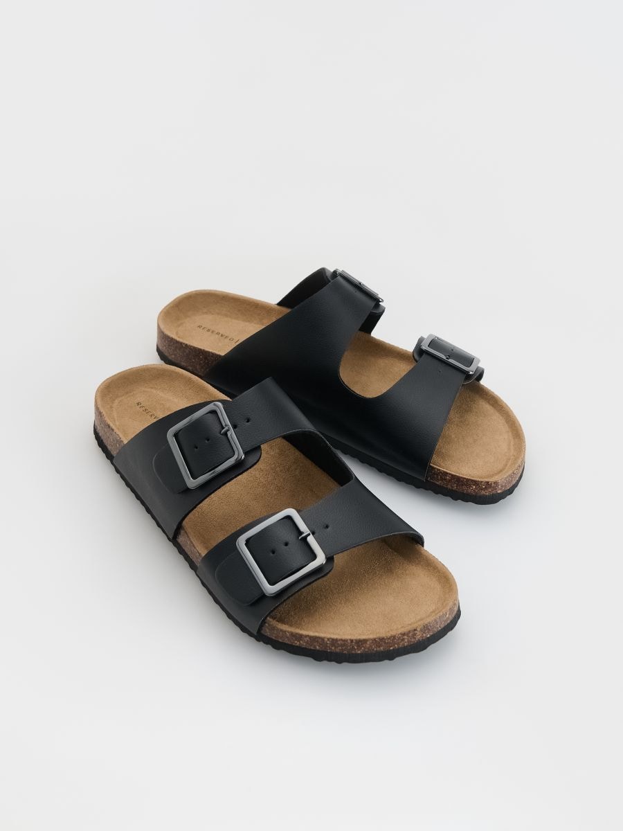 Sandals with buckle - black - RESERVED - 3