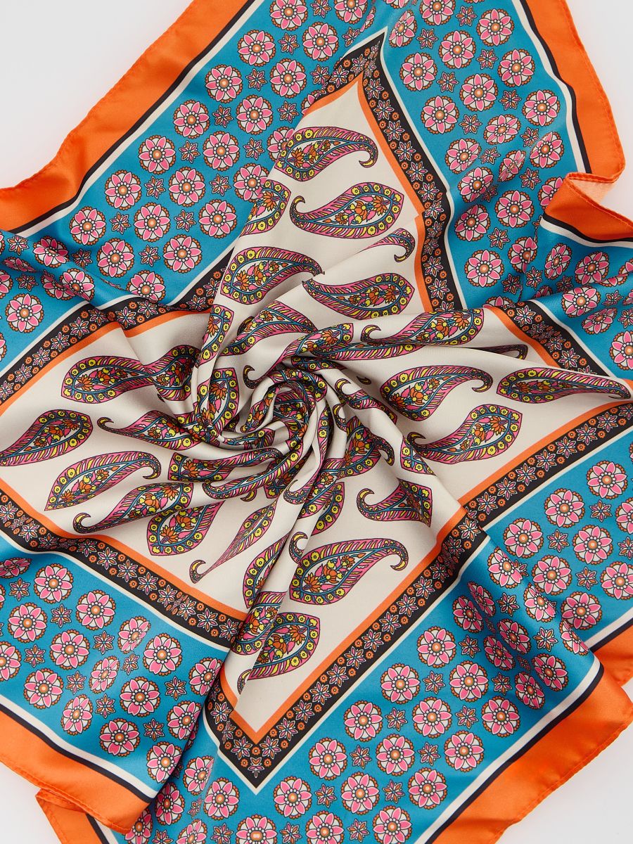 Patterned neckerchief - multicolor - RESERVED - 2