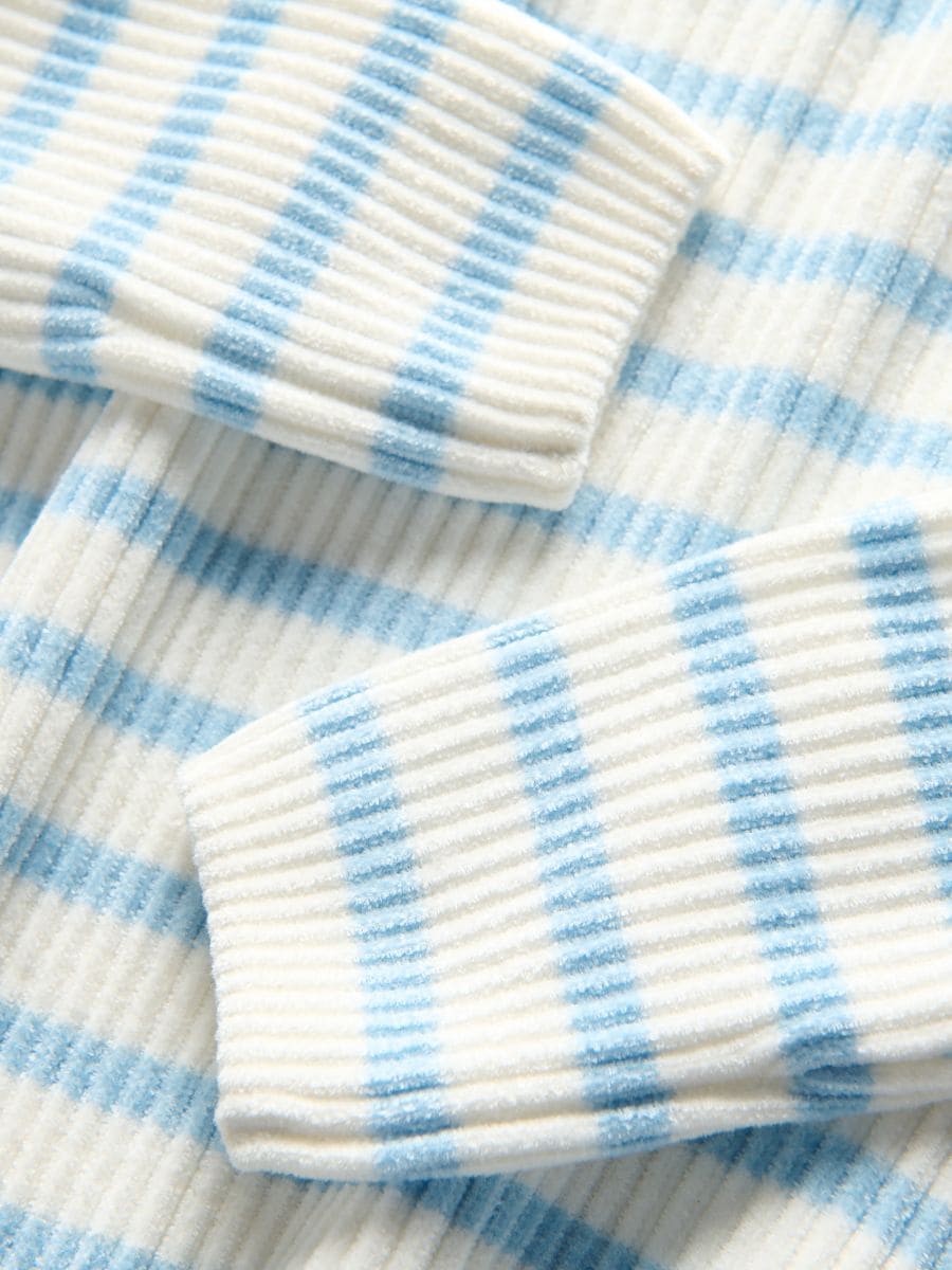 Striped jumper - pale blue - RESERVED - 2