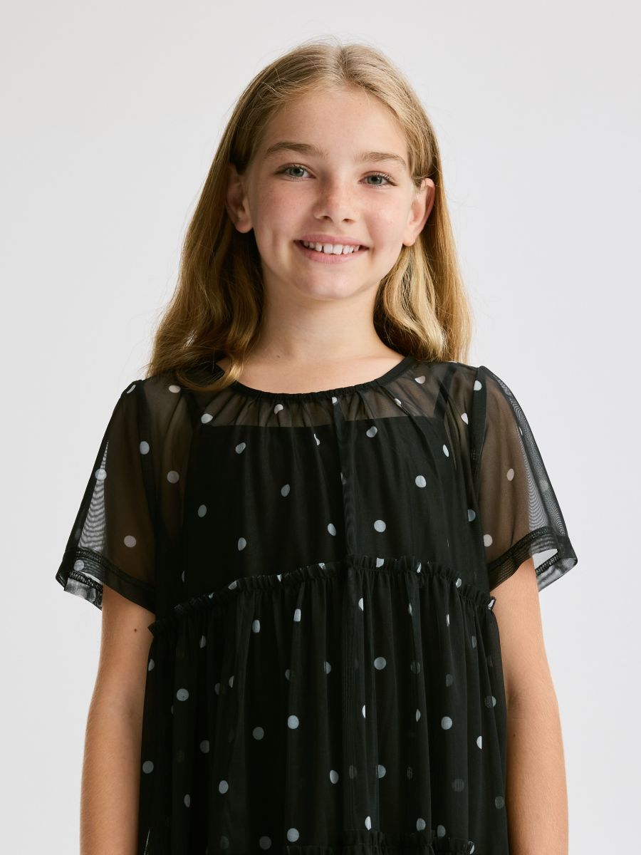 Tulle dress - black - RESERVED