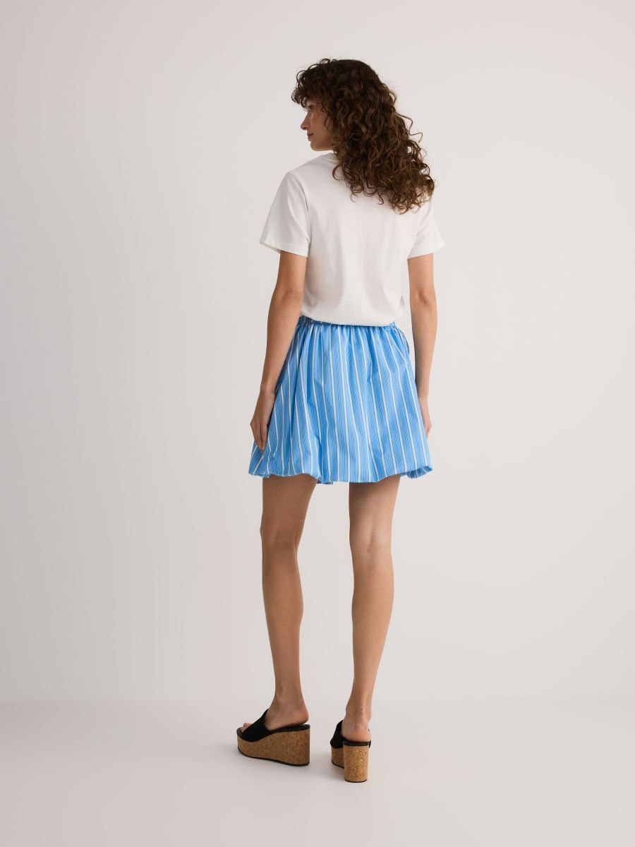 Bubble skirt with stripes - multicolor - RESERVED - 3