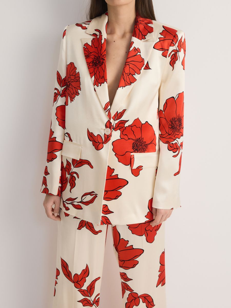 LADIES` BLAZER - multicolor - RESERVED - 2