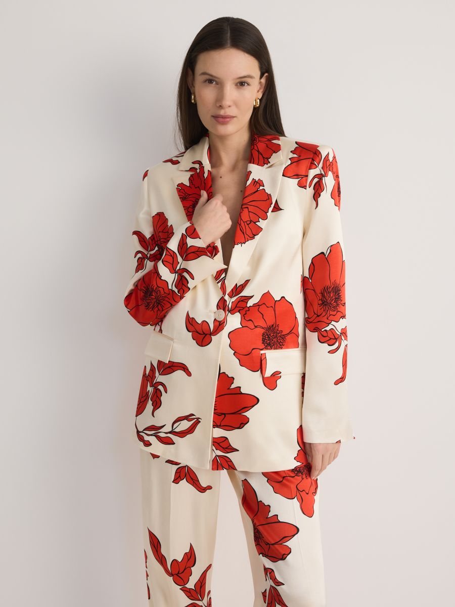 LADIES` BLAZER - multicolor - RESERVED - 5