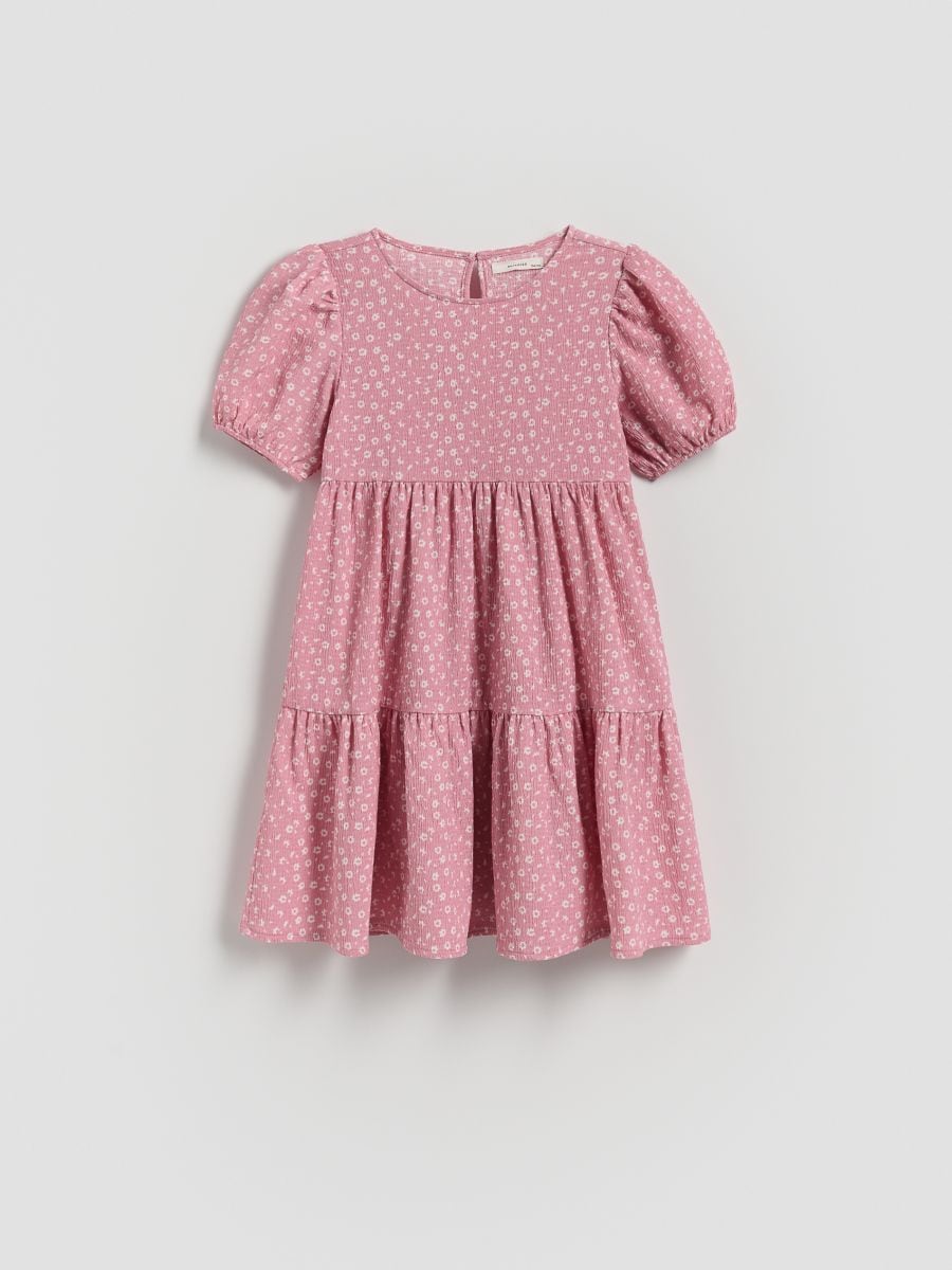 Patterned dress - dark violet - RESERVED