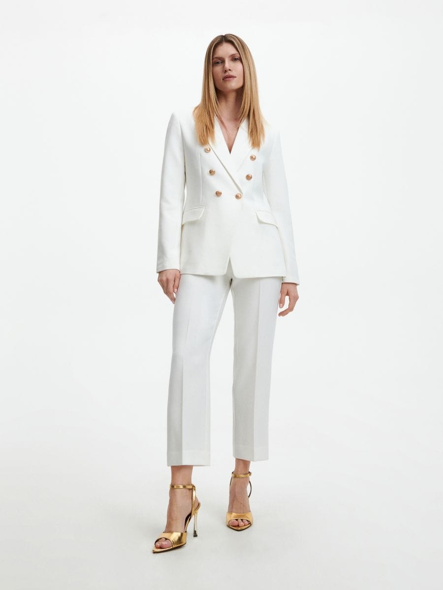 Plain blazer - white - RESERVED - 2