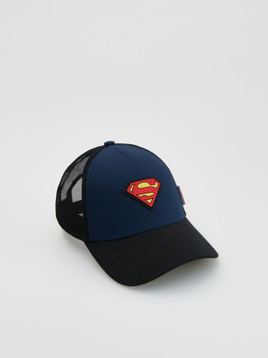 Czapka z daszkiem Superman - granatowy - RESERVED