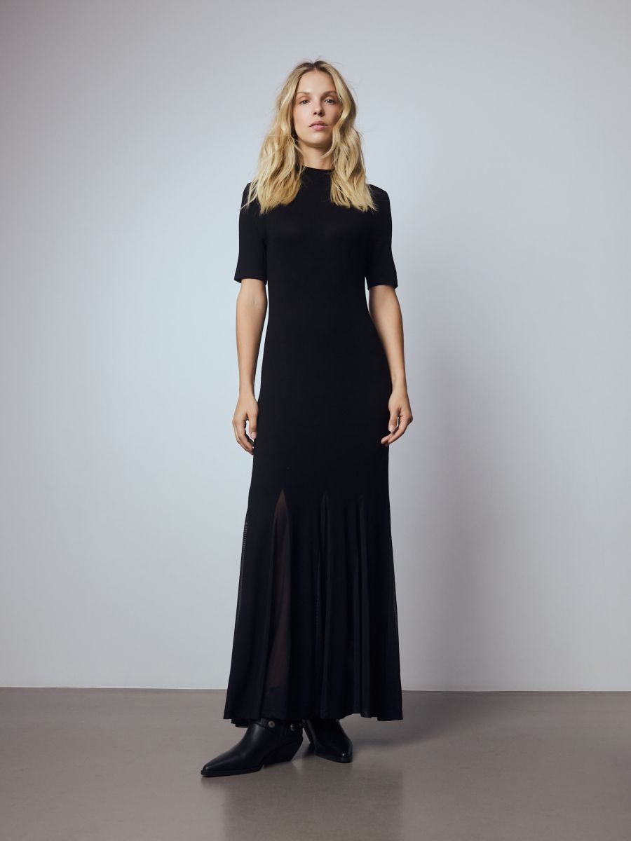 LADIES` DRESS - zwart - RESERVED