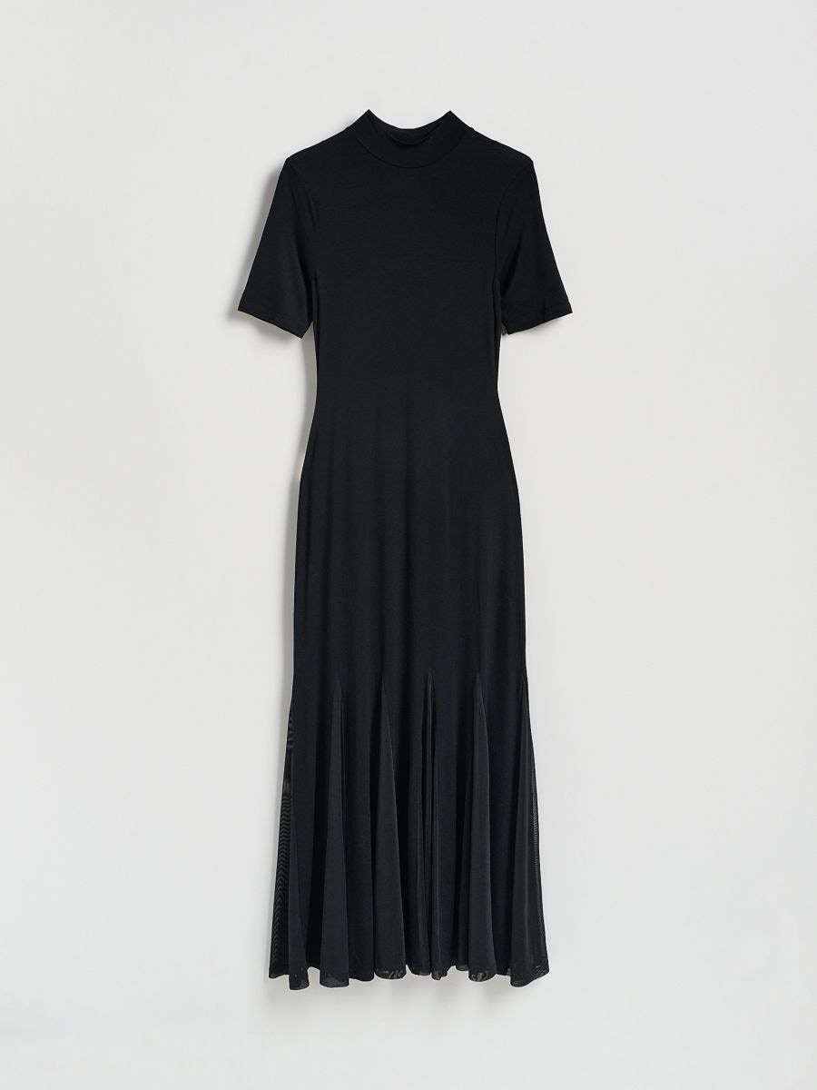 LADIES` DRESS - černý - RESERVED