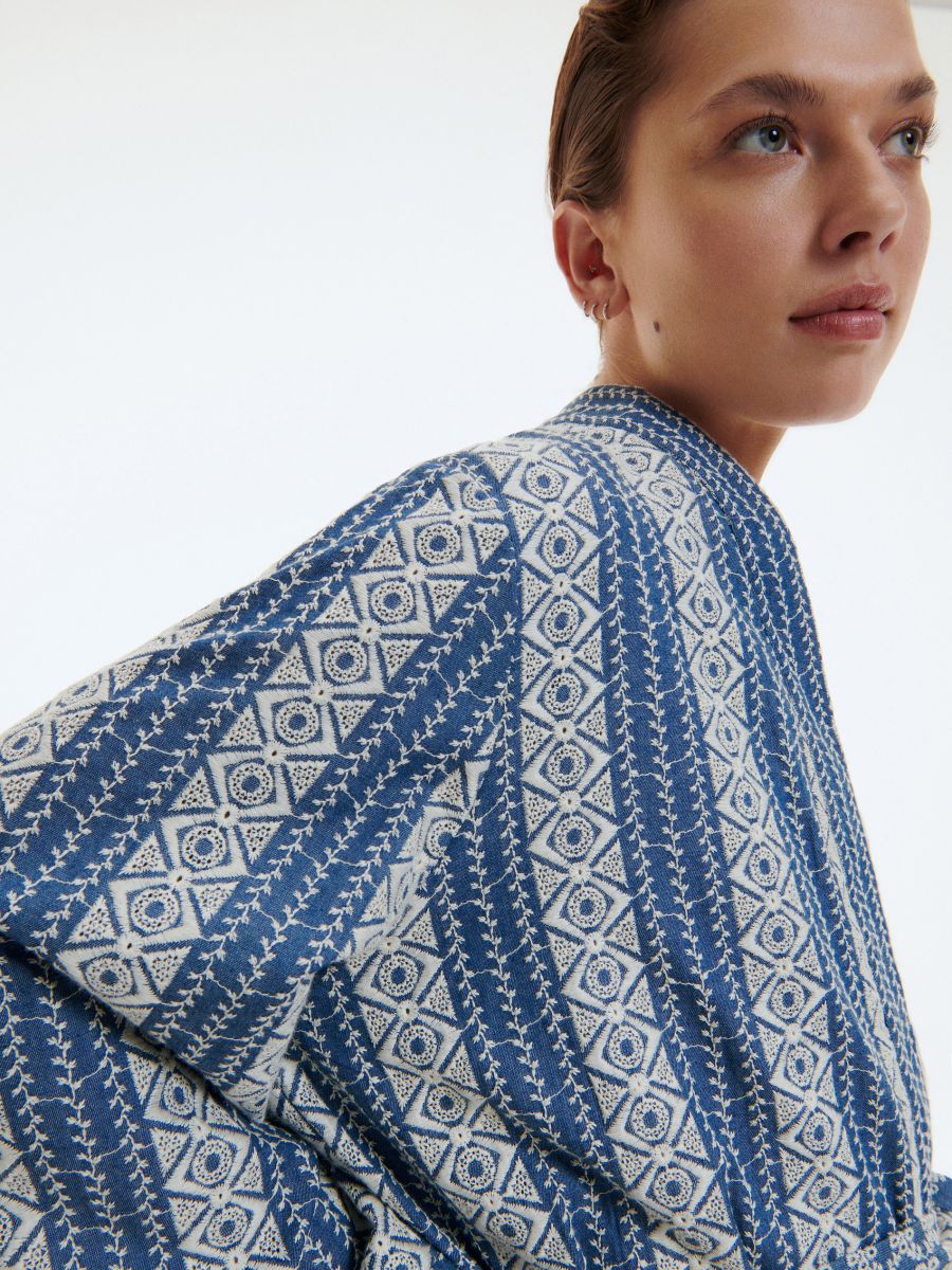 Pamučni kimono - šareno - RESERVED - 2