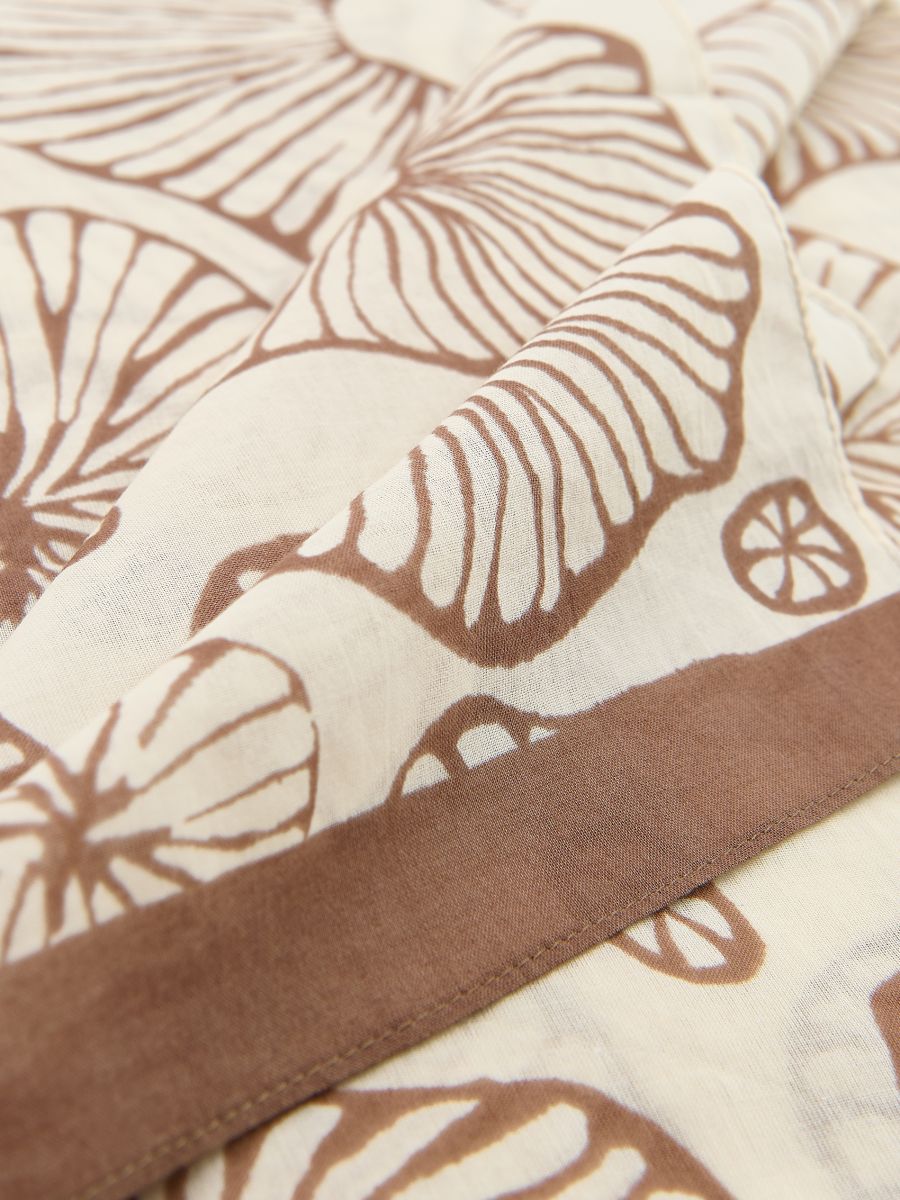 LADIES` SCARF - brown - RESERVED - 5