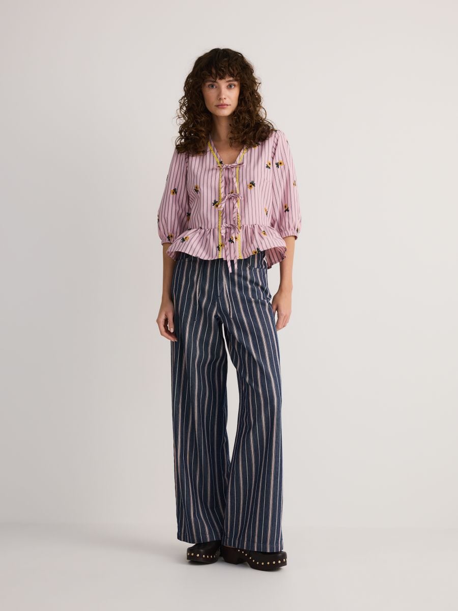 Jeans rayé - Multicolore - RESERVED - 2
