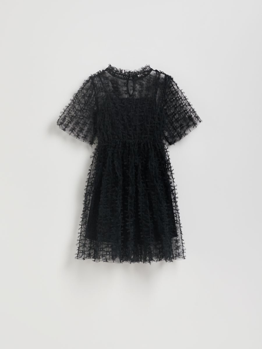 GIRLS` DRESS - crno - RESERVED