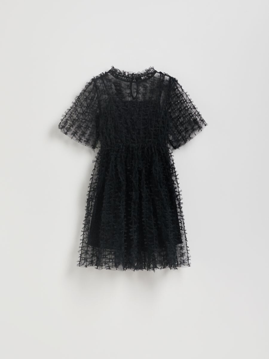 GIRLS` DRESS - schwarz - RESERVED