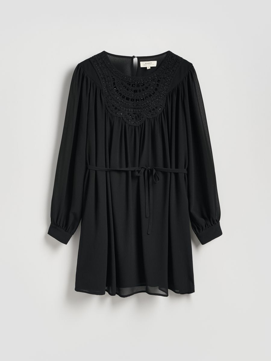 LADIES` DRESS - black - RESERVED