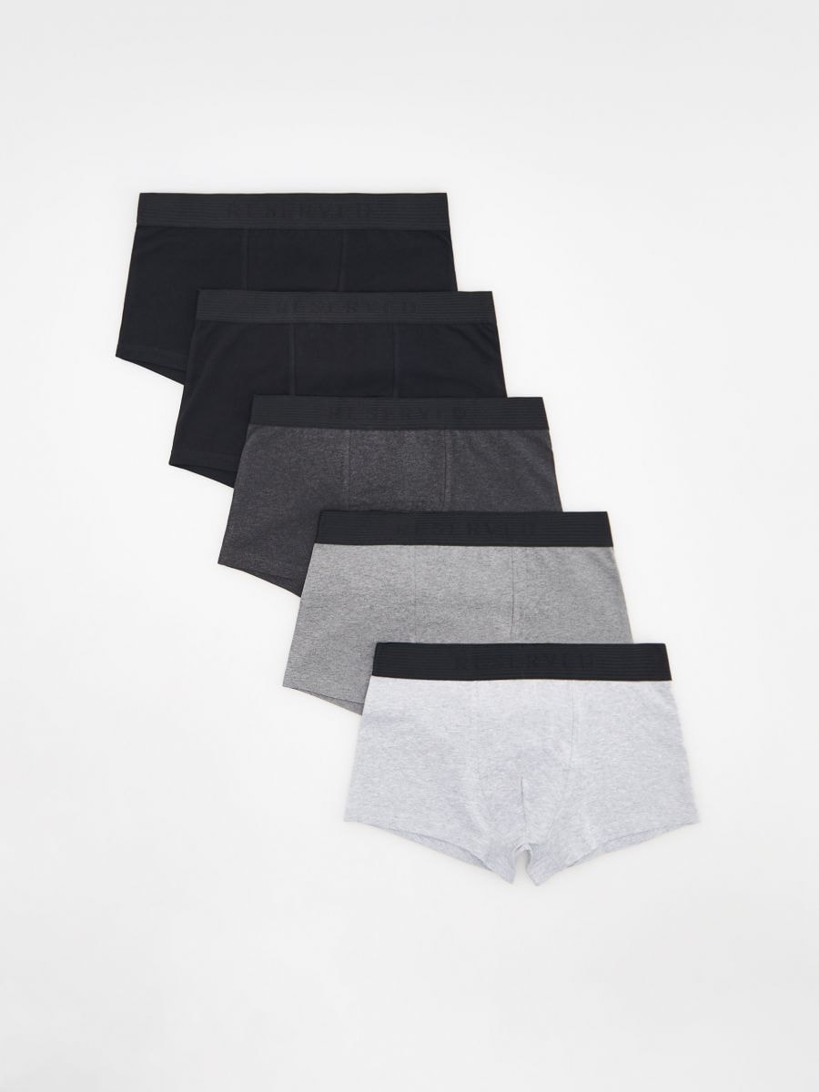 Pack de 5 bóxeres classic - gris oscuro - RESERVED