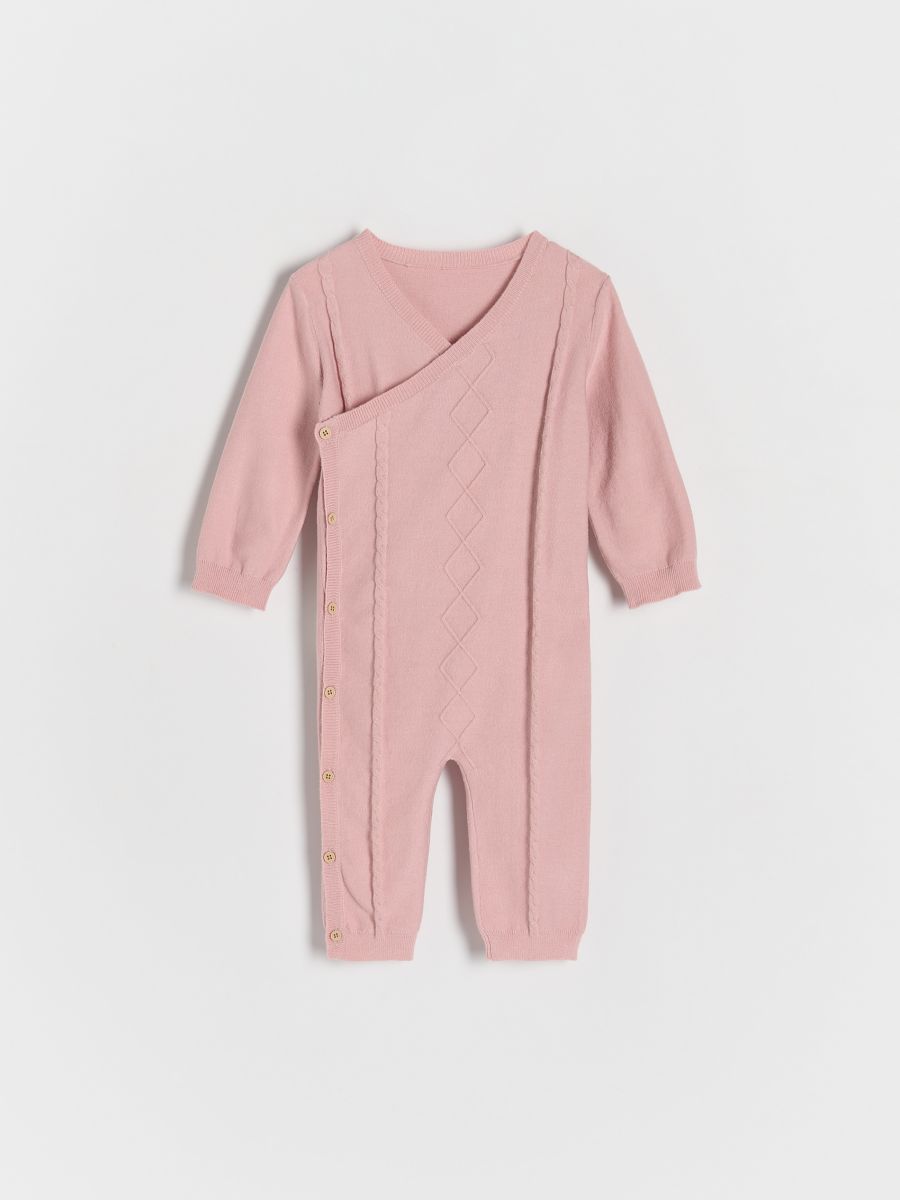 BABIES` JUMPSUIT - pastel pink - RESERVED