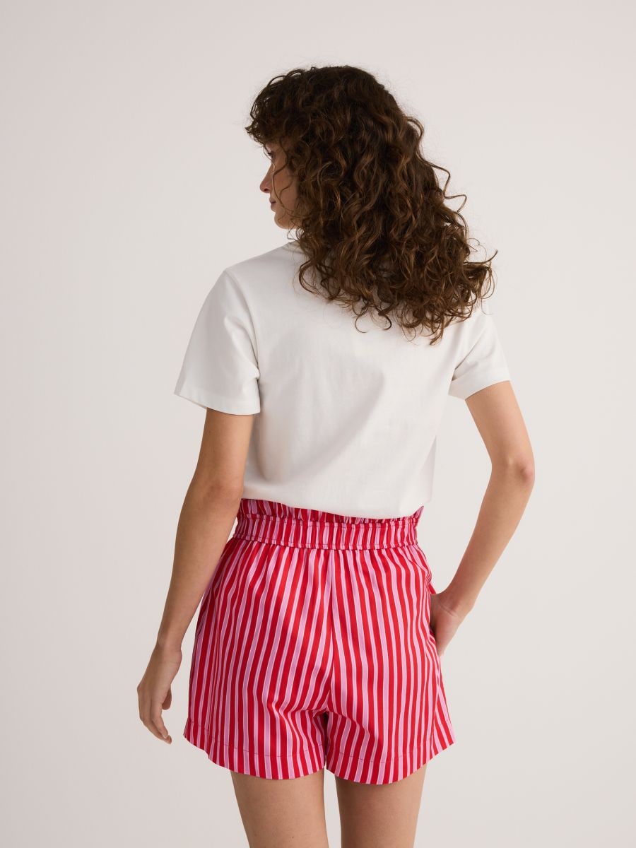 Cotton stripe shorts - multicolor - RESERVED - 4